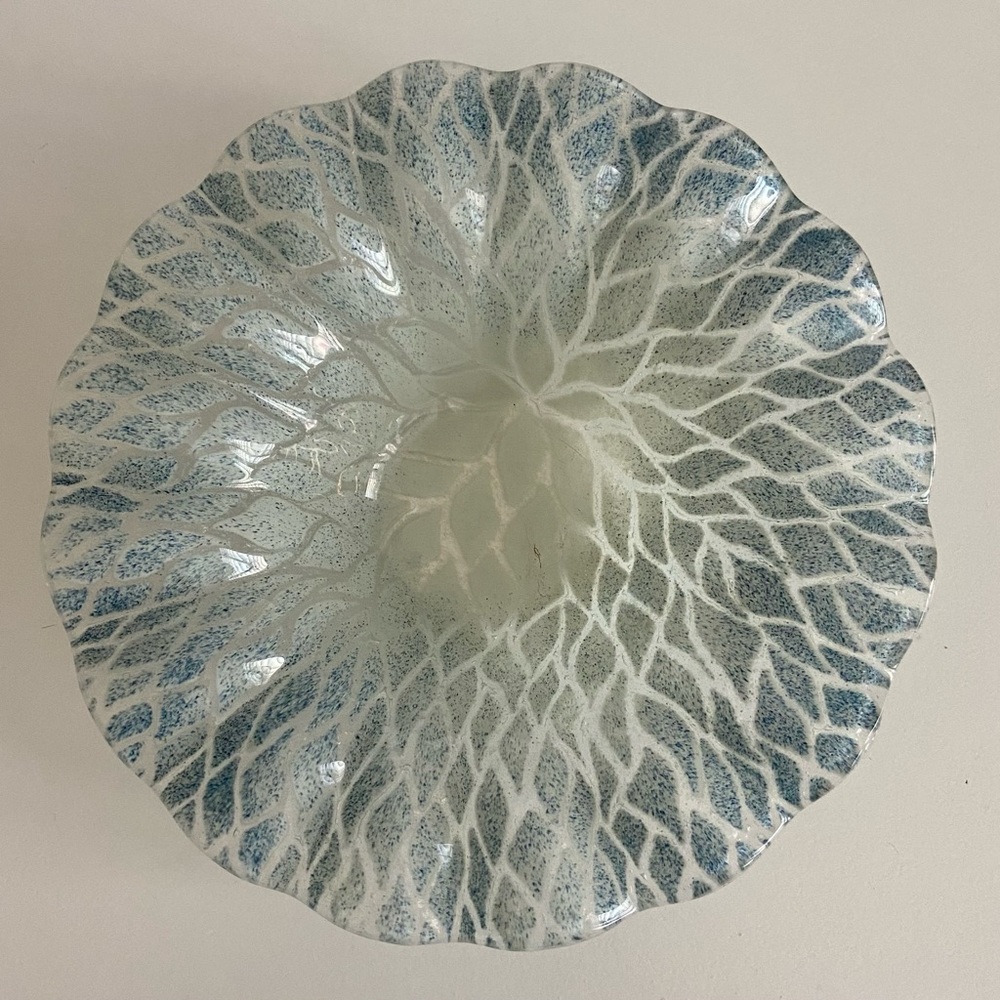 SYDENSTRICKER FUSED GLASS BOWL DISH
